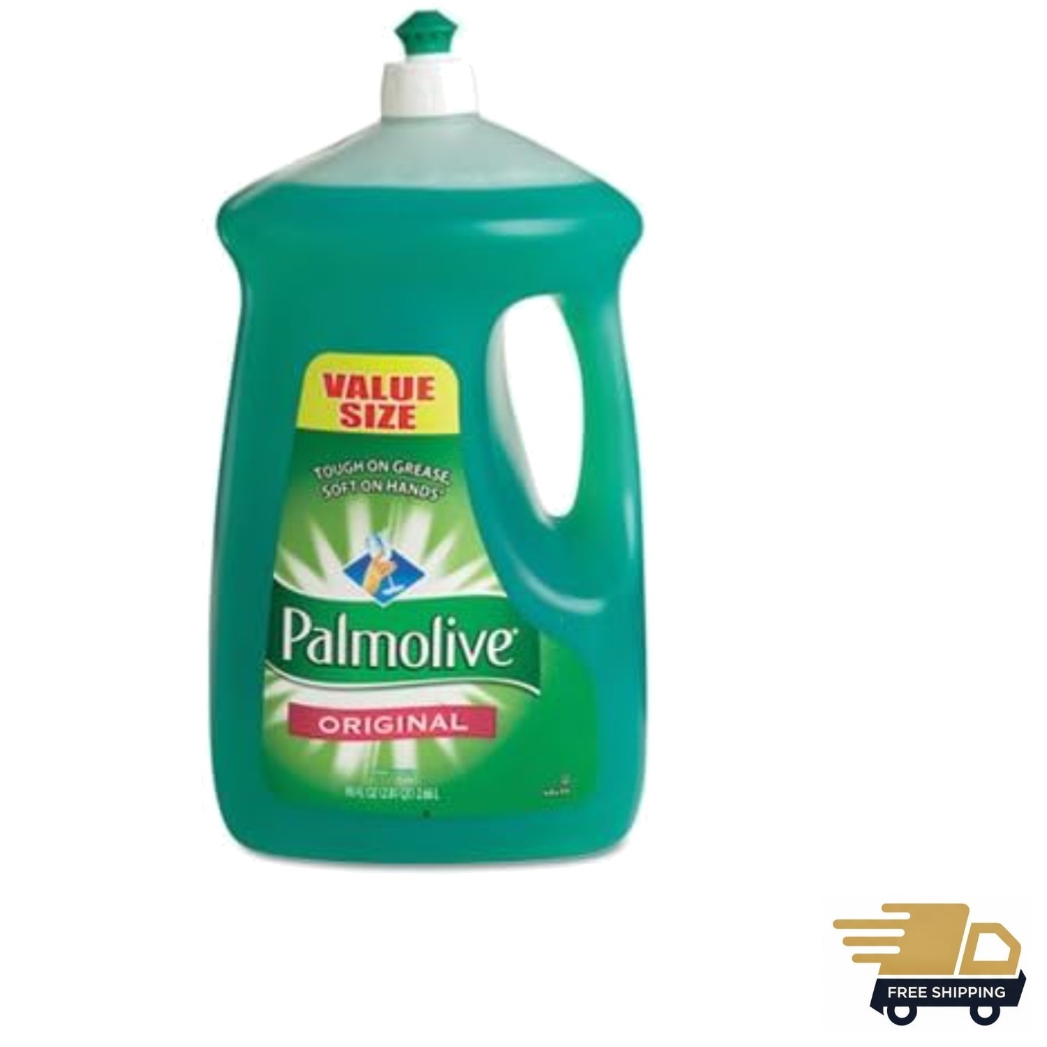 Dishwashing Liquid, Scent, Green, 90oz Bottle.