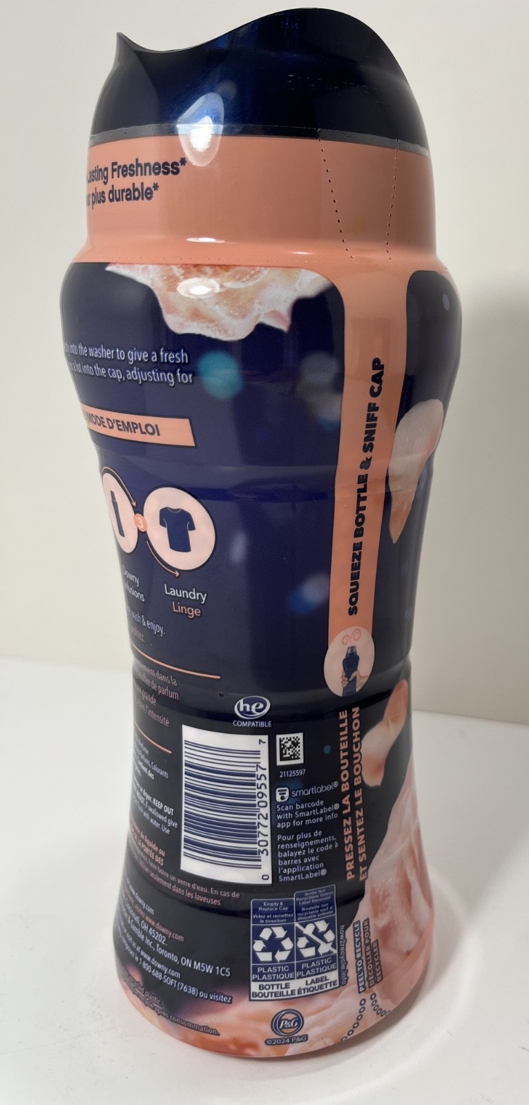 (1) Downy Bliss In-Wash Scent Booster Beads Sparkling Amber & Rose 12.2 oz – NEW