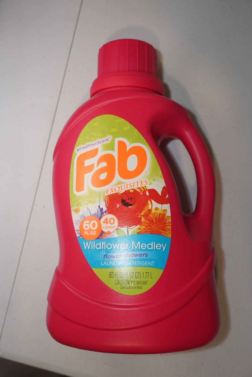 Fab Exquisites Wildflower Medley flower showers Laundry Detergent, 60 oz, HE