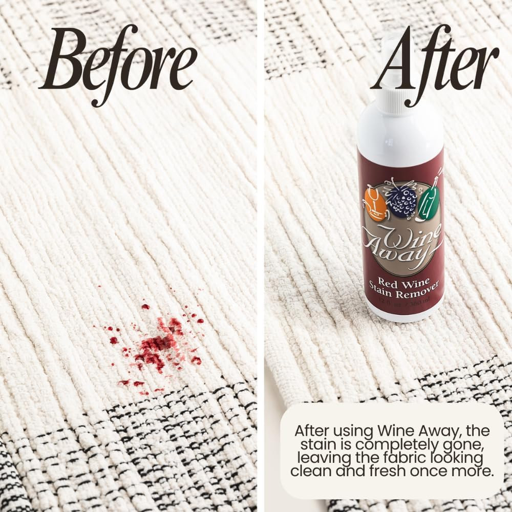 Red Wine Stain Remover 12Oz Fabric Upholstery Carpet Cleaner Citrus