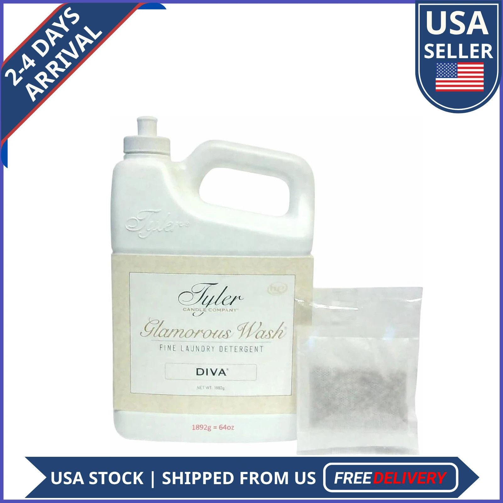Tyler Glamorous Wash Diva Scented Laundry Detergent 32oz 907g