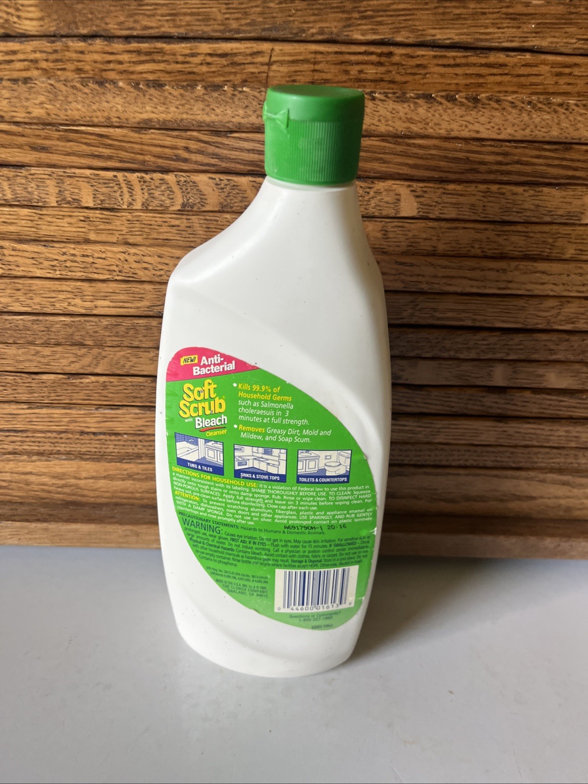Soft Scrub W/Bleach Cleanser Anti/Bacterial 2 LB 4 OZ New Old Stock 1998