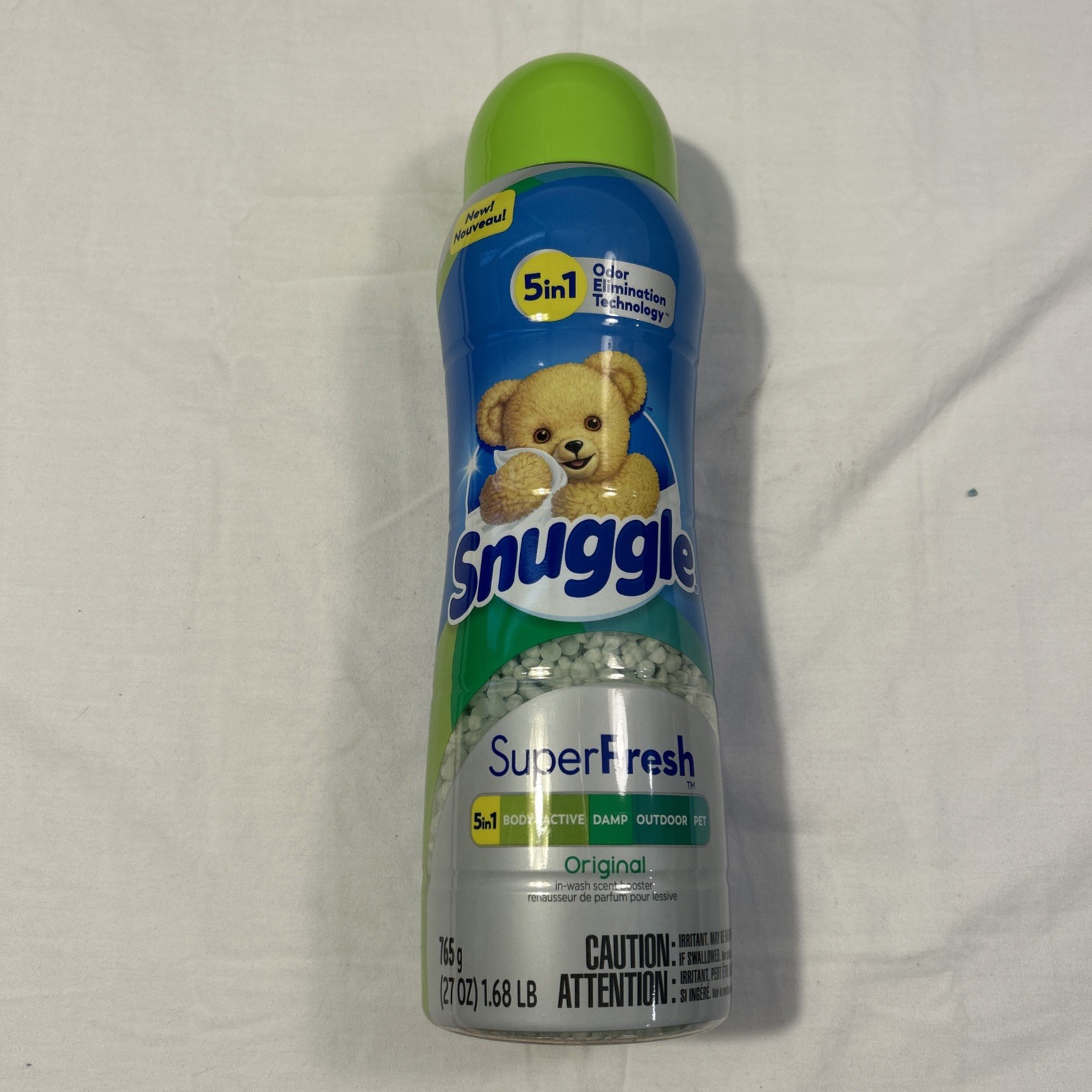 Snuggle 5 In 1 Odor Eliminating , Super Fresh Scent Booster 27oz. 1.68 Lb.
