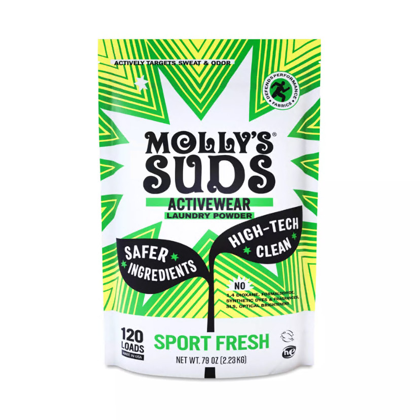 Molly’s Suds Active Wear Laundry Detergent Powder 60 oz NEW