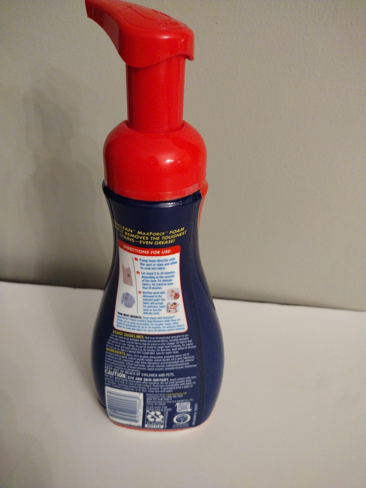 RARE OxiClean MaxForce Foam Laundry Stain Remover 9 Fl Oz Tough on Stains NEW