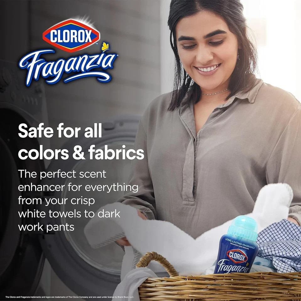 Clorox Fraganzia Ocean Scent Booster Crystals 18oz 2 Pack Long-Lasting Fragrance