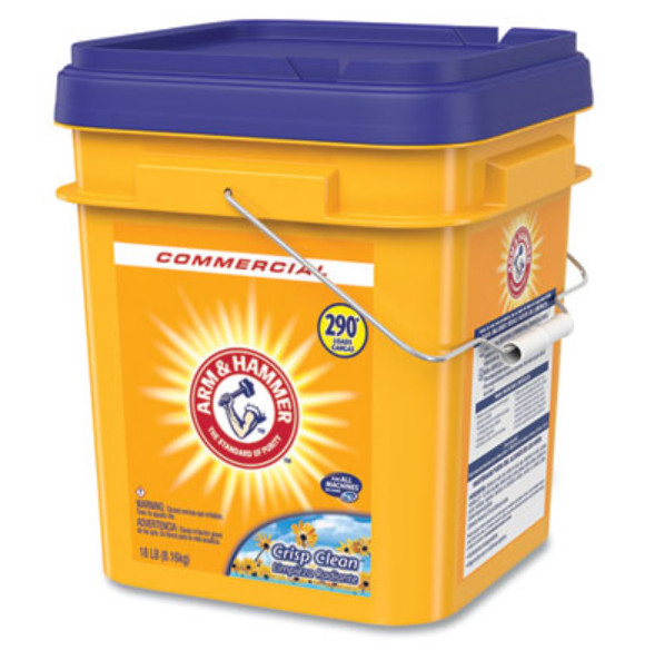 Arm & Hammer Powder Laundry Detergent 18 Lb Pail Crisp Clean Bulk Heavy Duty
