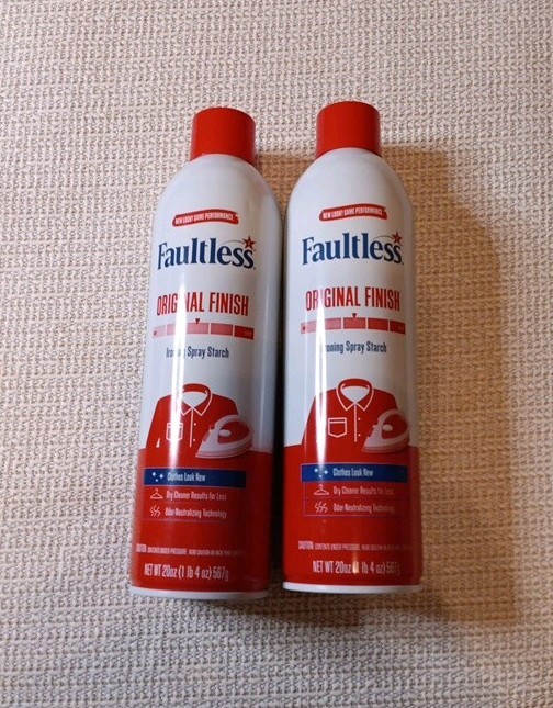 Faultless Original Finish Ironing Spray Starch , 20 oz -2PK