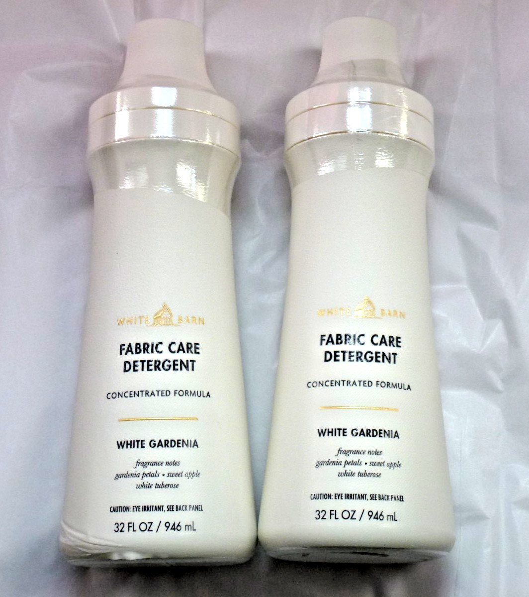 Bath & Body Works WHITE GARDENIA LAUNDRY DETERGENT 32 FL. OZ. X 2 – NEW/SEALED