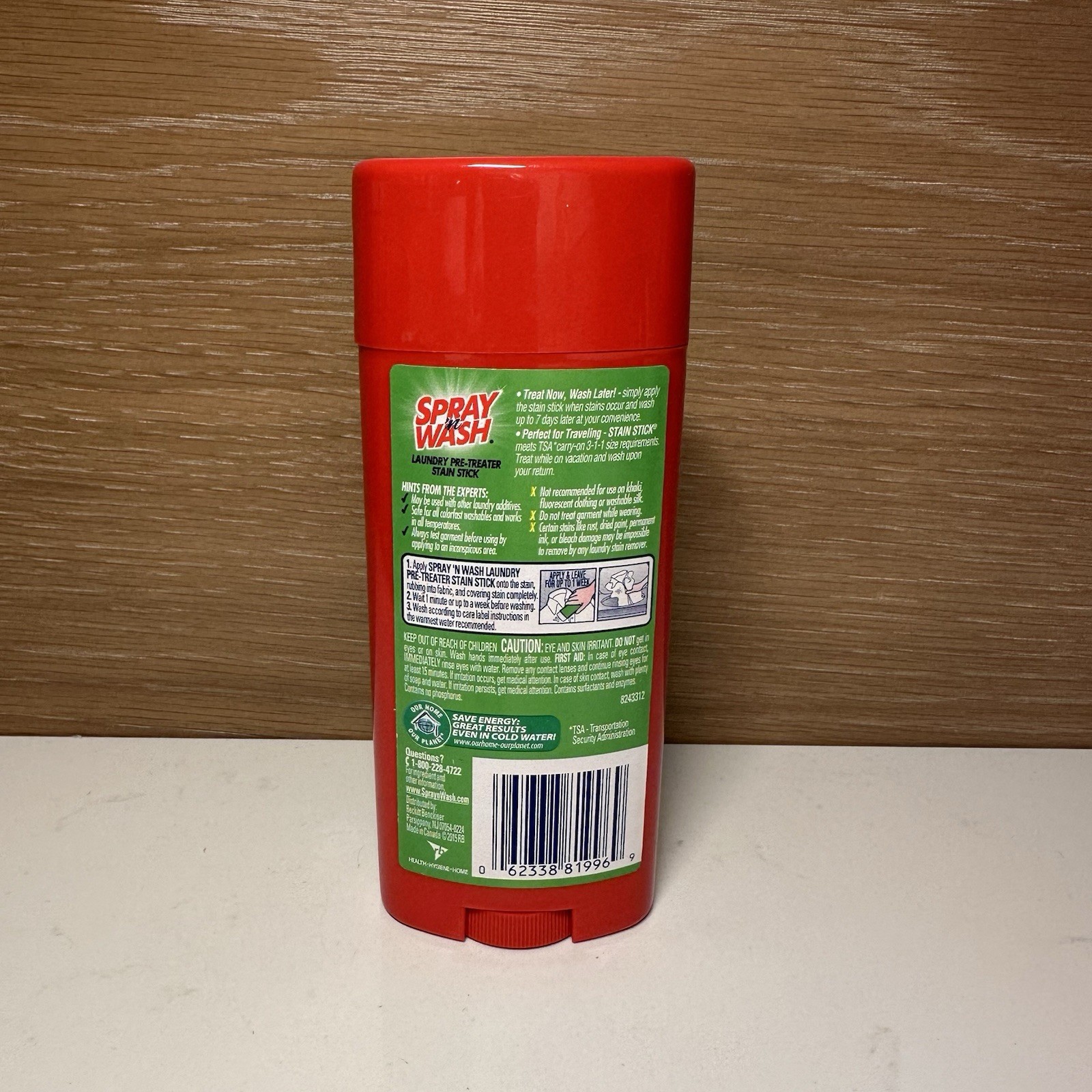 (1) Spray ‘n Wash Laundry Pre-Treater Stain Stick Laundry Stain Remover 3oz
