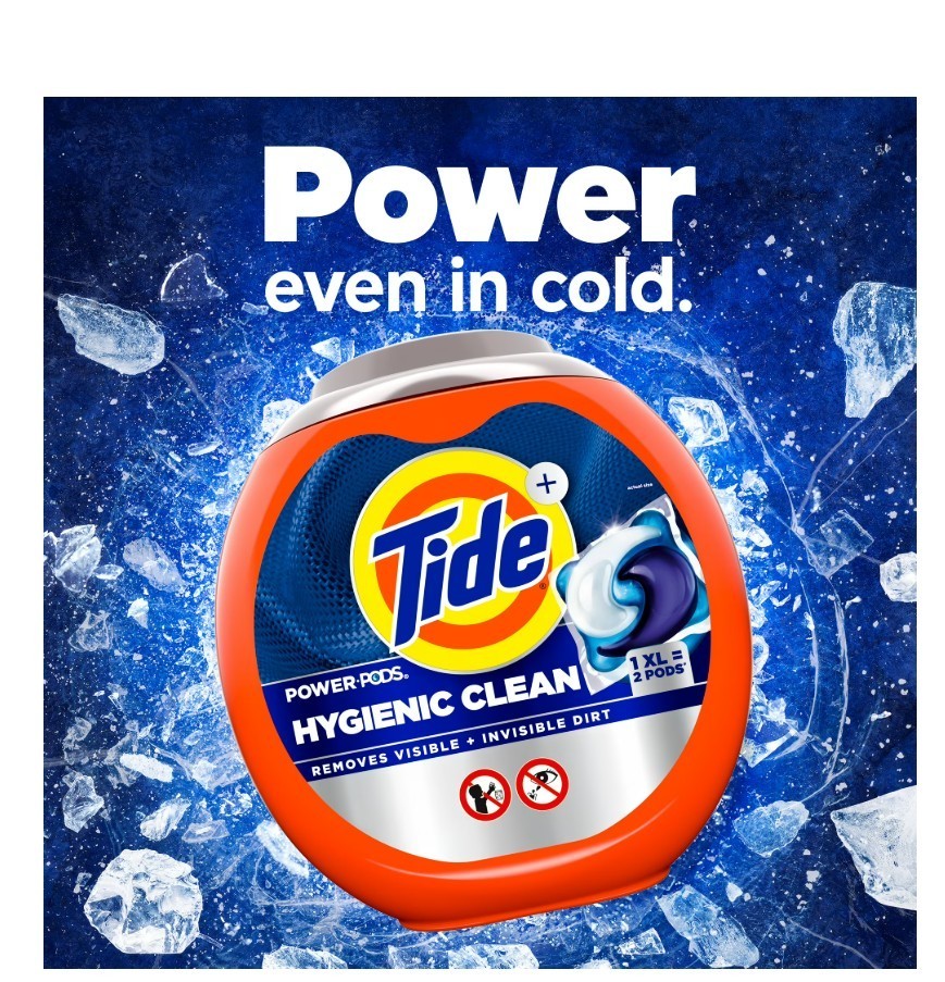 [3 PACK] Tide Hygienic Clean Power PODS Laundry Detergent Pacs, 57 Count