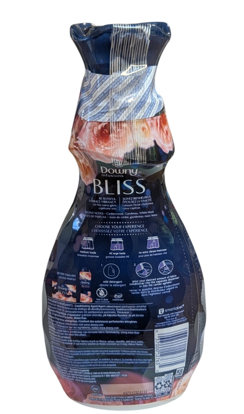 Downy Infusions Bliss Sparkling Amber & Rose Fabric Conditioner – 32 Fl Oz