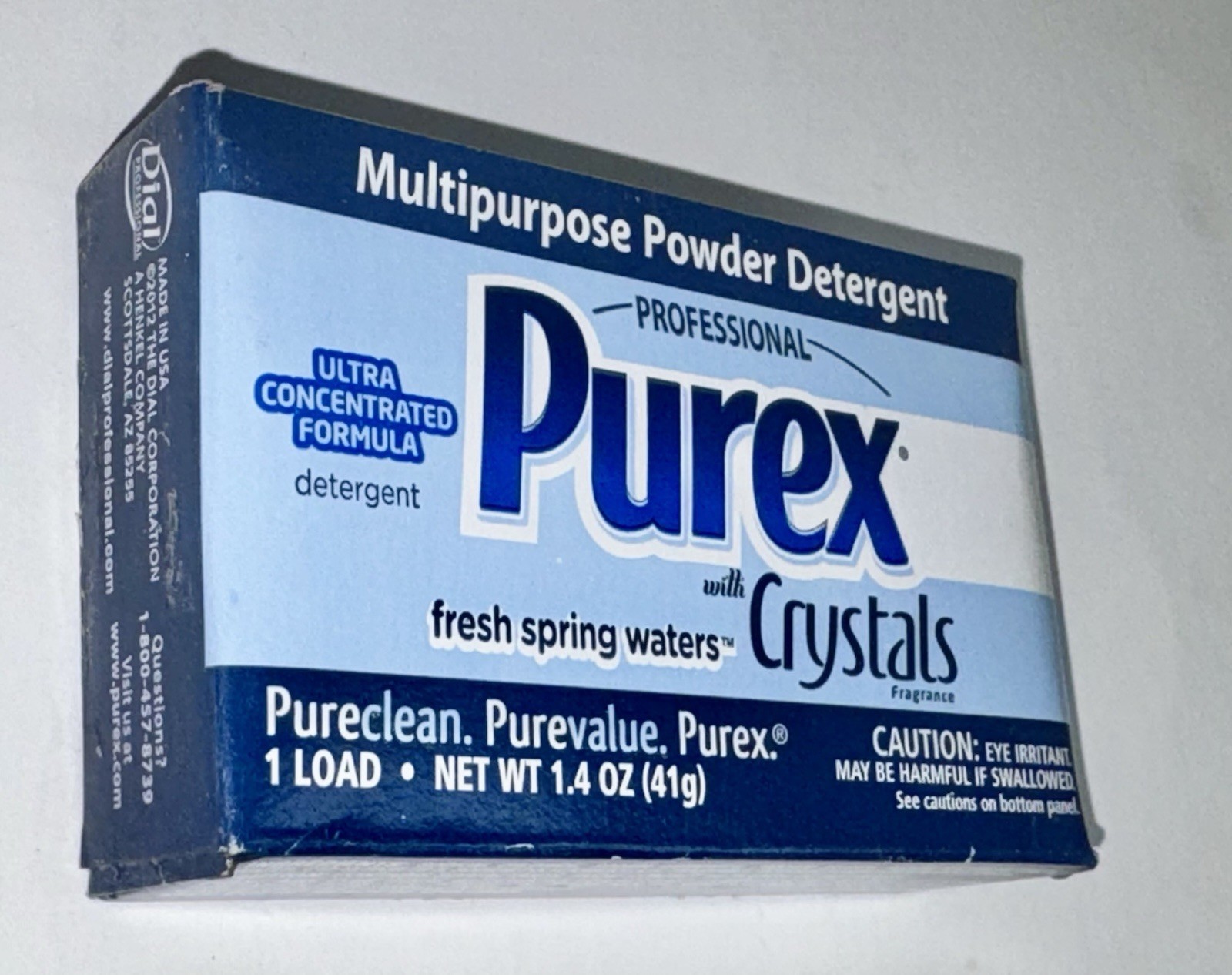 Purex Professional Powder Detergent with Crystals Fresh Spring Waters 1 Load