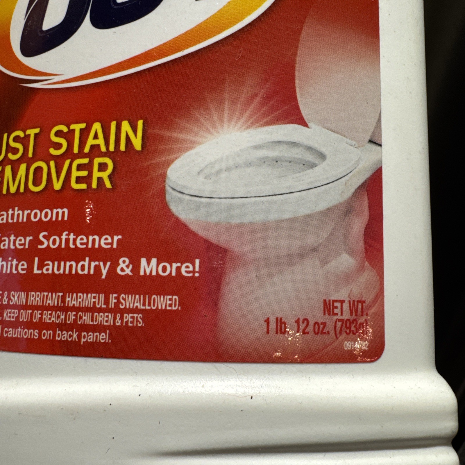 Iron OUT Powder Rust Stain Remover , Remove and Prevent Rust Stains in Ba