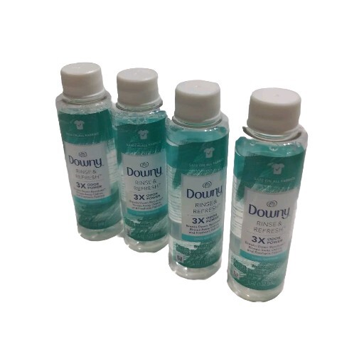 Downy Rinse & Refresh 3x Odor Power – Cool Cotton – 4oz – Lot of 4