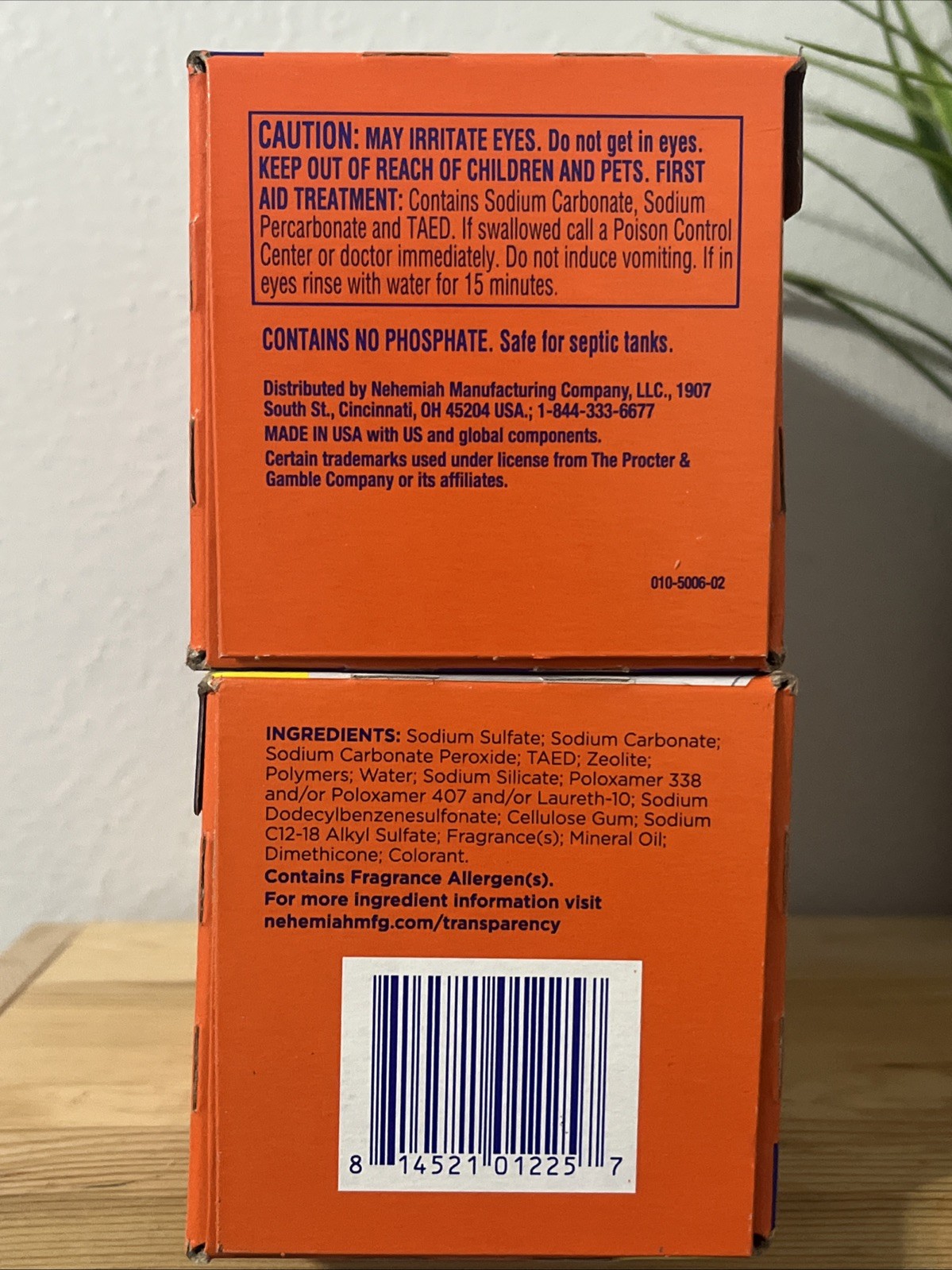 TIDE Washing Machine Cleaner OXI Enhanced Remove Odor Residue 4 Month Value Pack