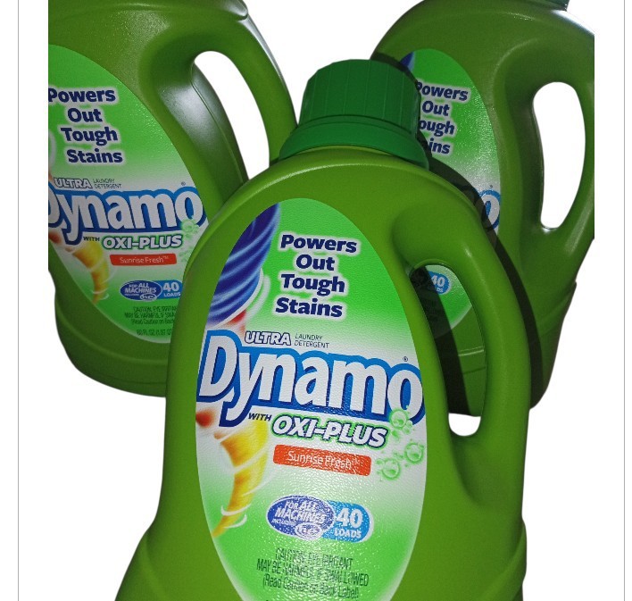 Dynamo Ultra with Oxi-Plus Laundry Detergent in the Sunrise Fresh scent Lot 3