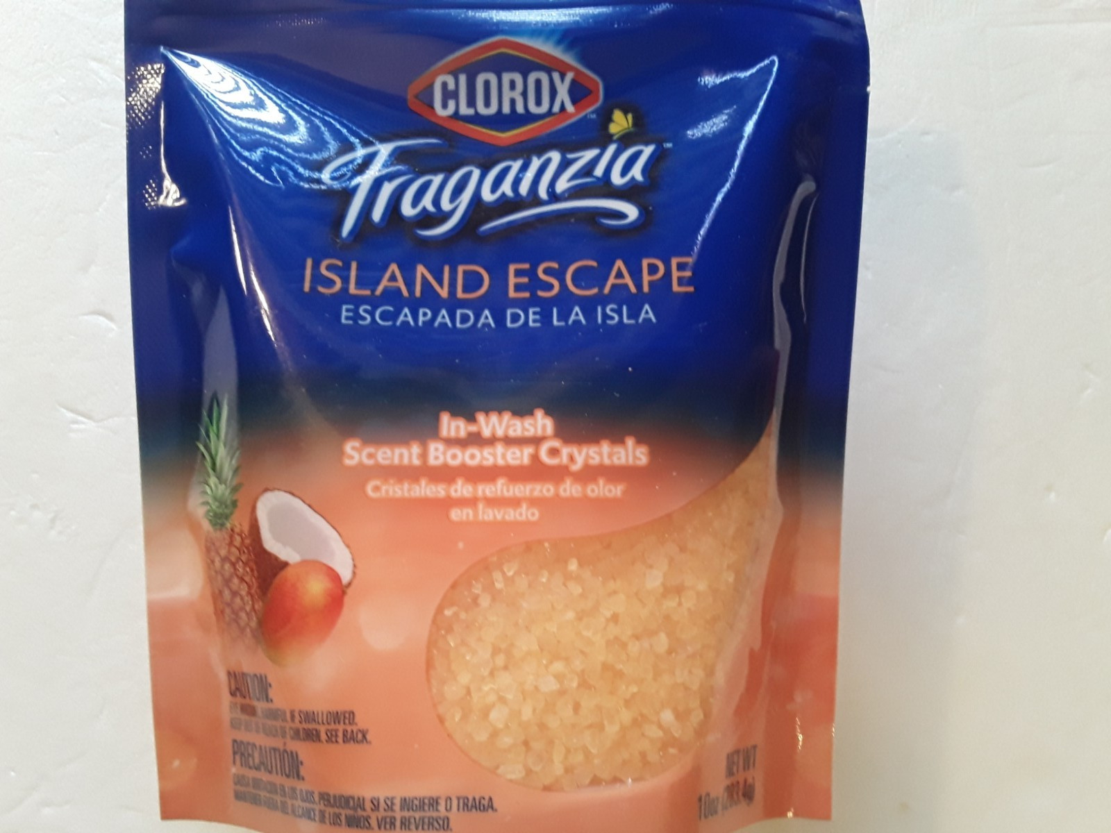 Fraganzia Island Escape Clorox- In-Wash Scent Crystals Lot of 2, 10 oz. ea.