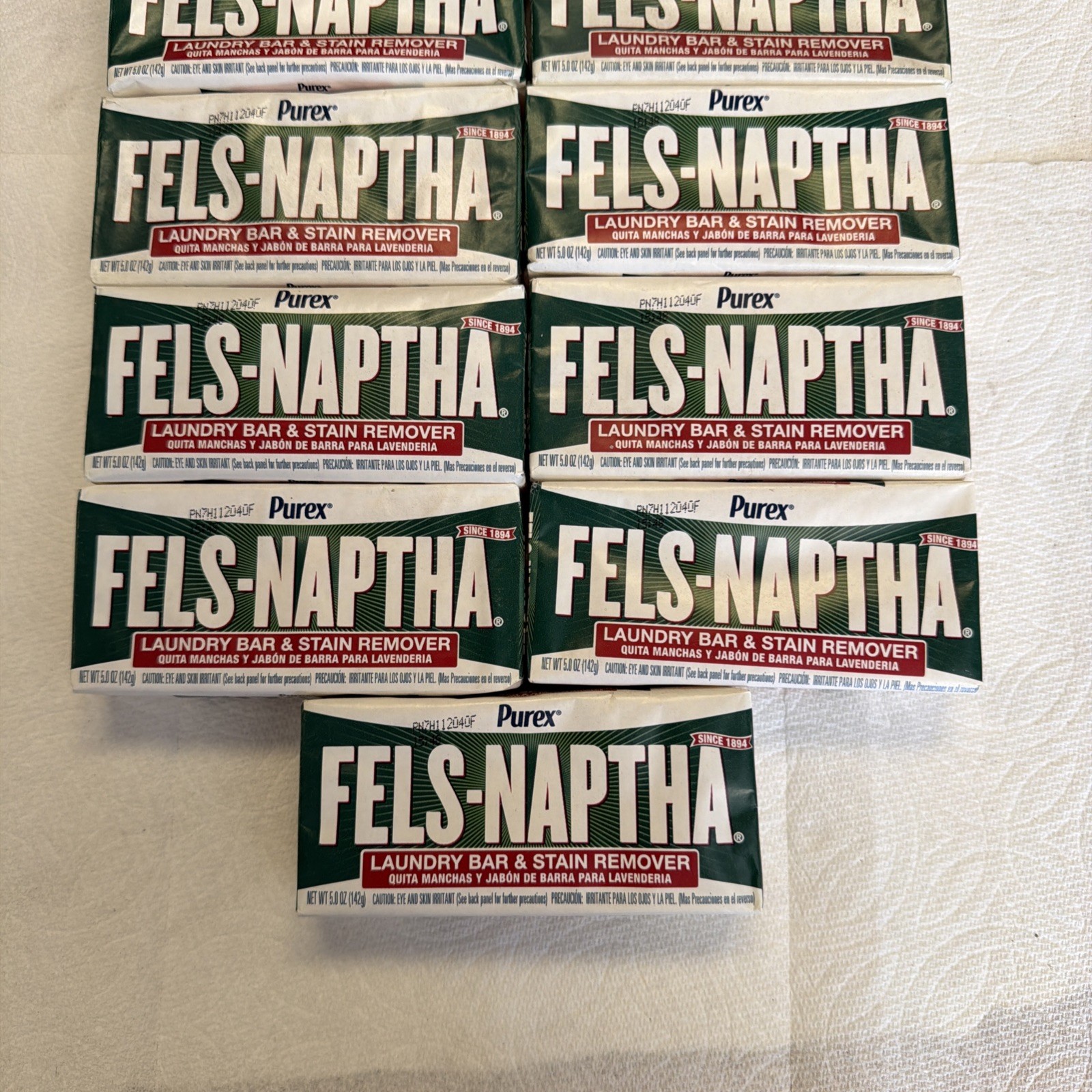 Fels-Naptha Laundry Bar Stain Remover 5 Oz. – Pack of 11