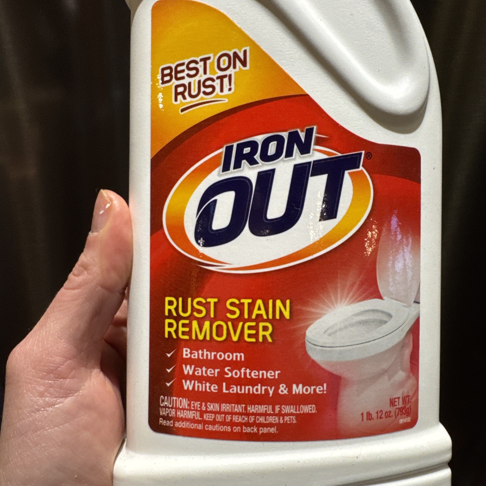 Iron OUT Powder Rust Stain Remover , Remove and Prevent Rust Stains in Ba