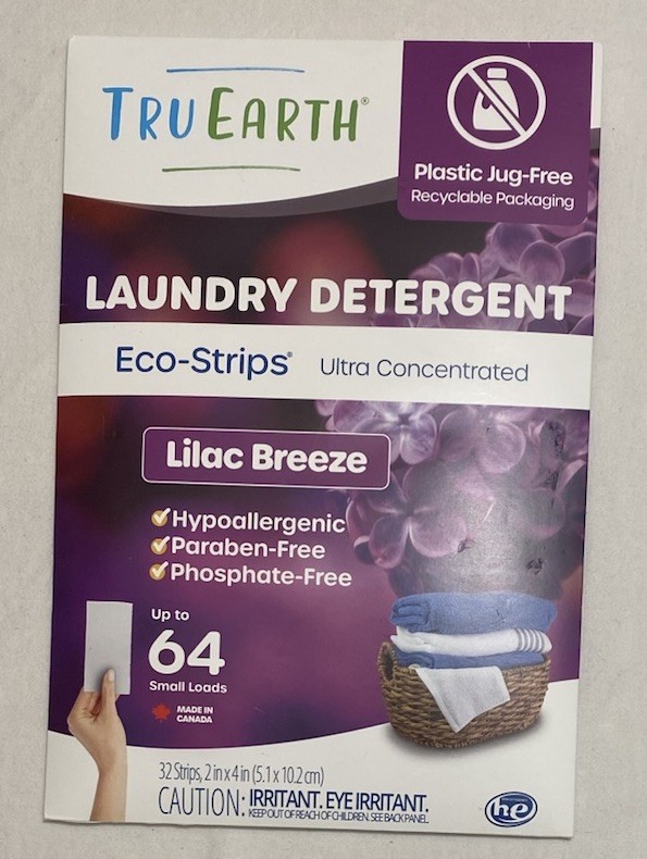 Tru Earth Compact Dry Laundry Detergent Strips Lilac Breeze Up To 64 Loads NEW