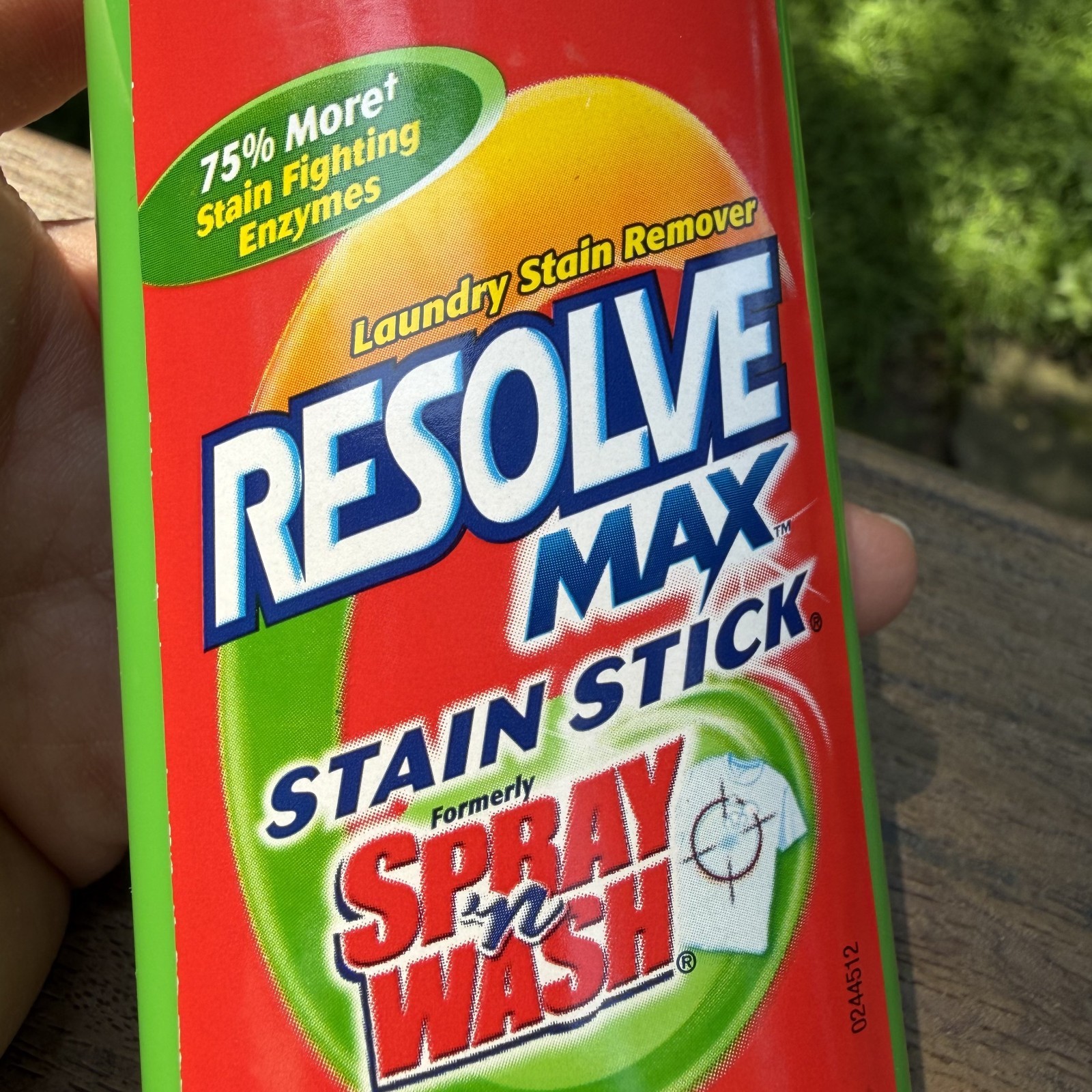 Spray ‘n Wash Resolve MAX Laundry Stain Stick Stain Remover 3 oz 60% Full