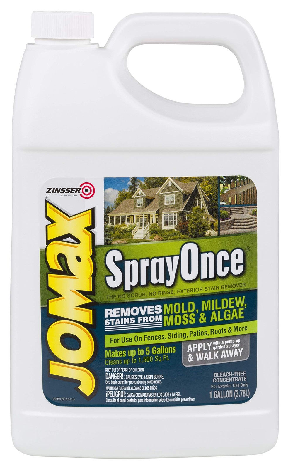 Rust-Oleum Jomax 308764 Spray Once, 1 gallon 128 Fl Oz (Pack of 1), color