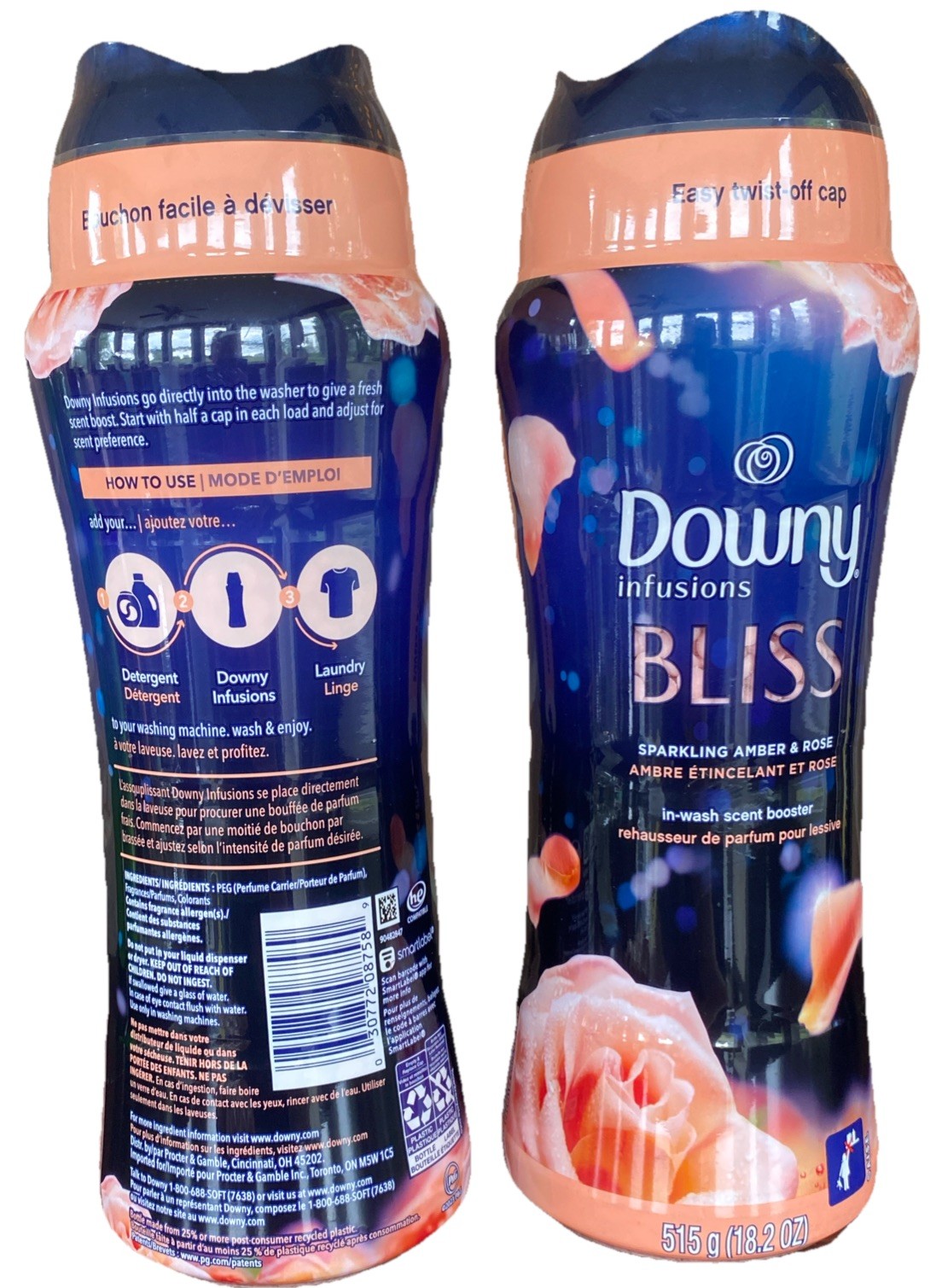 Downy Infusions Bliss Sparkling Amber & Rose Scent-Booster Beads 2-Pk(18.2oz ea)