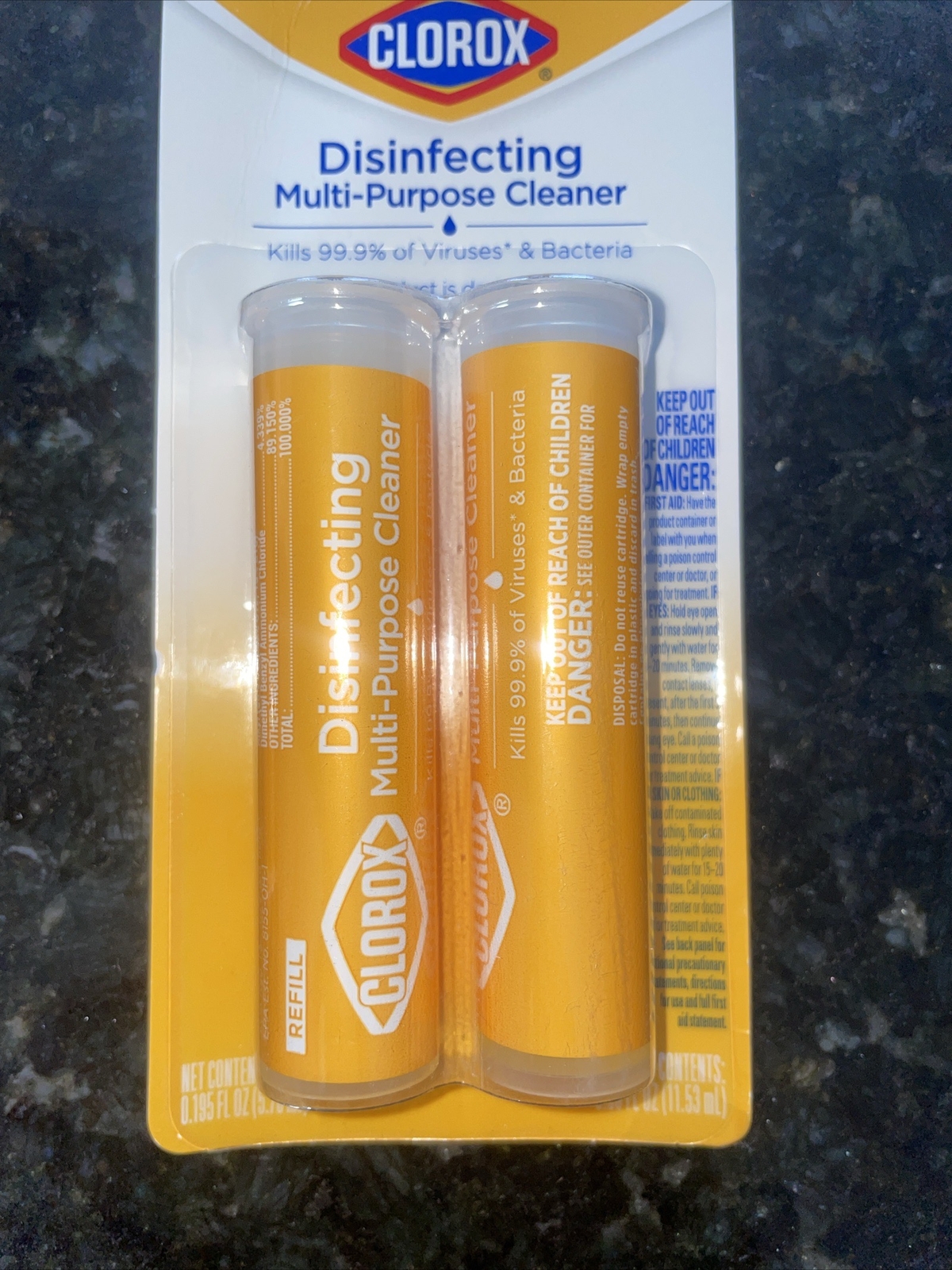 Clorox Multi-Purpose Cleaning Refill Cartridge for Multi-Purpose 8 Packs