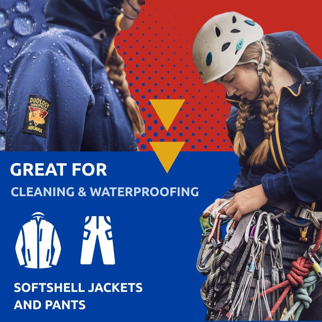 Nikwax Softshell Cleaning & Waterproofing 20 Ounce (Pack of 1), No Color