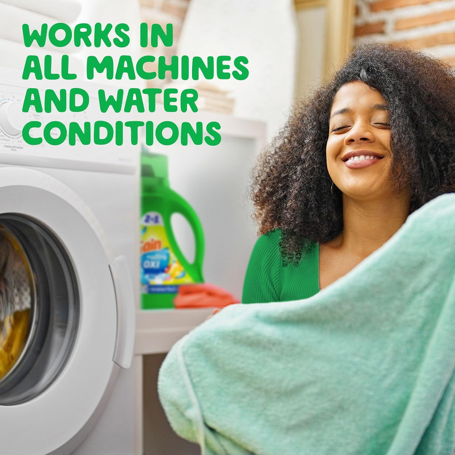 Ultra Oxi Liquid Laundry Detergent, Waterfall Delight, 154 Fl Oz, 107 Load