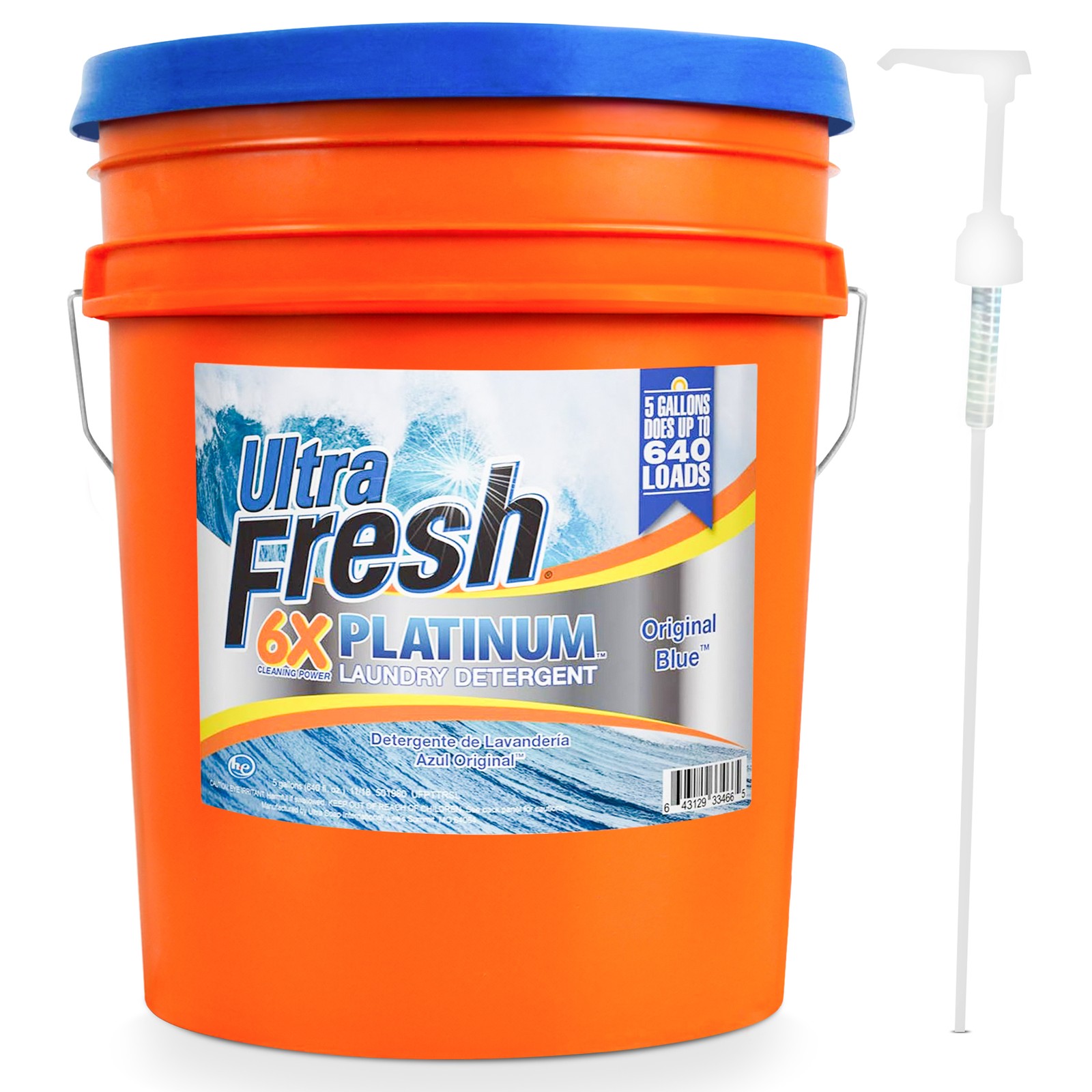 Ultra Fresh 6X Platinum 5 Gal Laundry Detergent & Platinum 6X Laundry Sheets