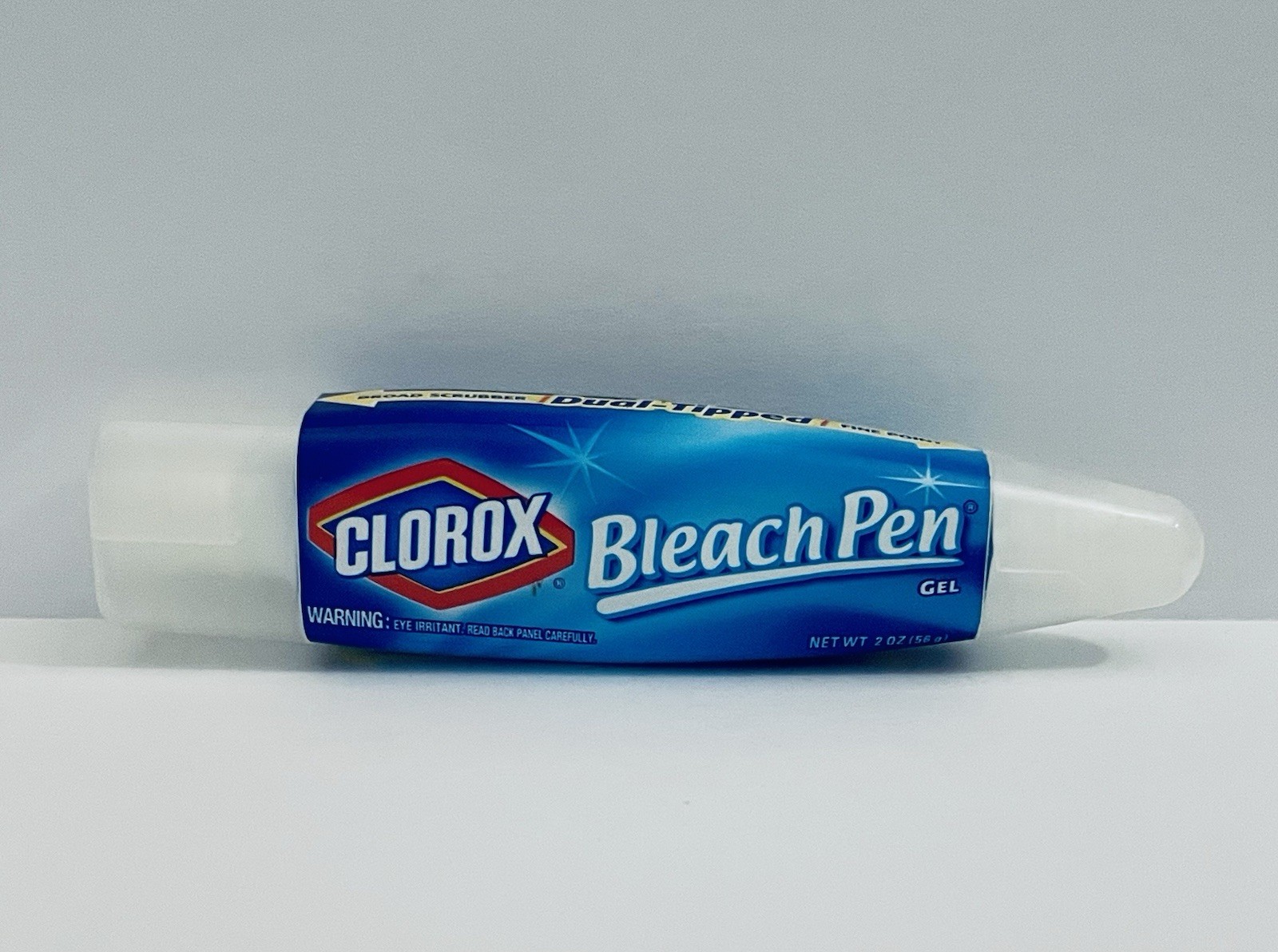 CLOROX BLEACH PEN GEL DUAL-TIPPED BROAD SCRUBBER FINE POINT 2 OZ DISCONTINUED