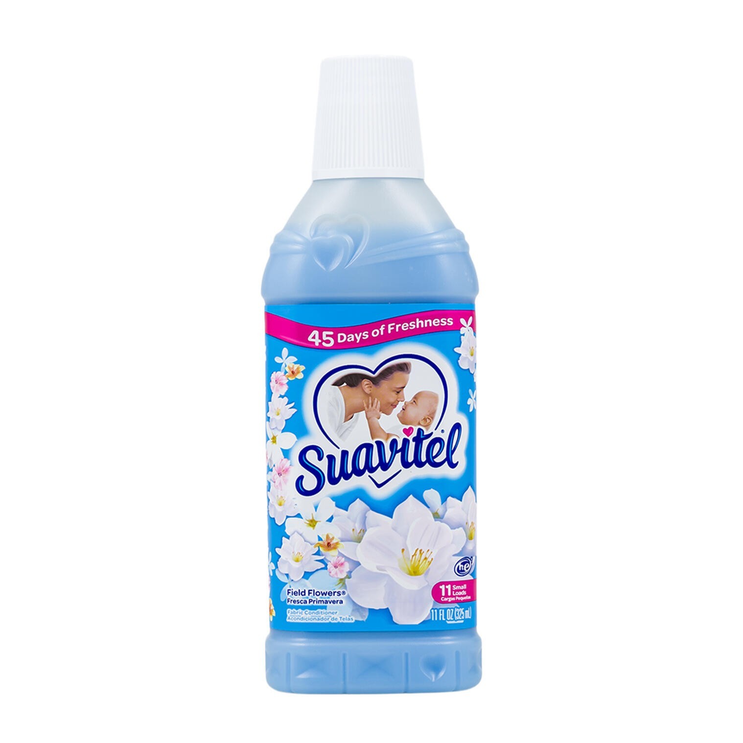 Suavitel Liquid Fabric Softener, (4 Pack Different Scents) 10.5oz Each Bottle