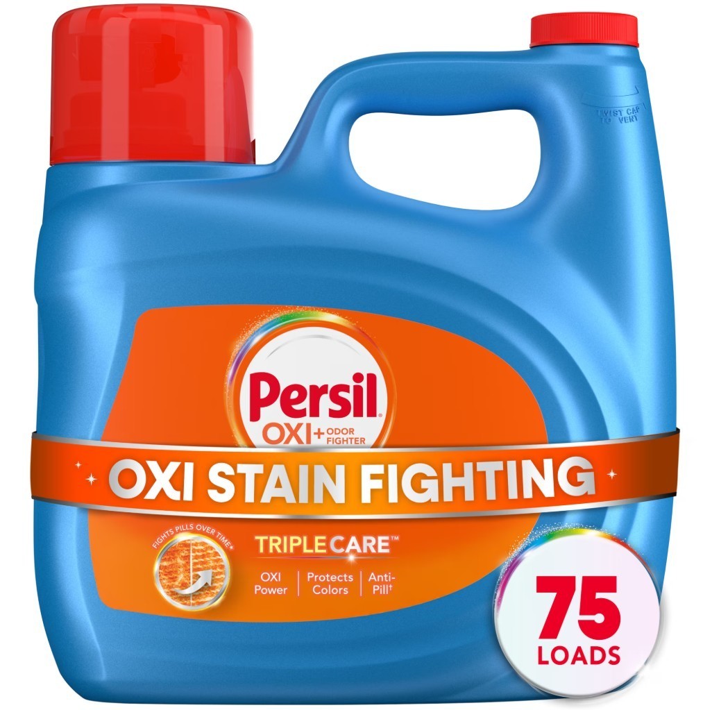 Persil Advanced Clean Oxi+Odor Fighter Liquid Laundry Detergent – 3 PACK
