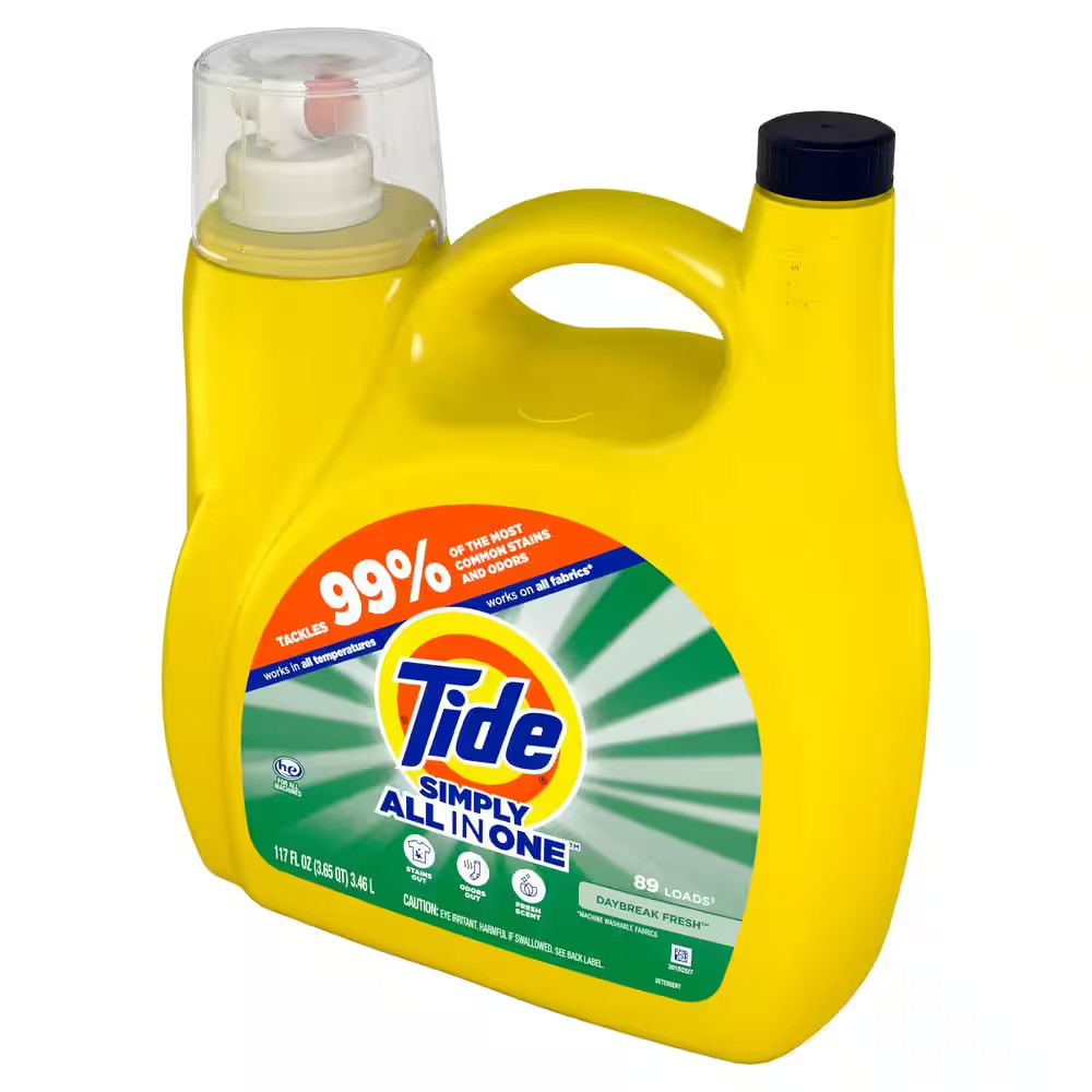 Daybreak Fresh Liquid Laundry Detergent 117 fl oz 89 Loads HE