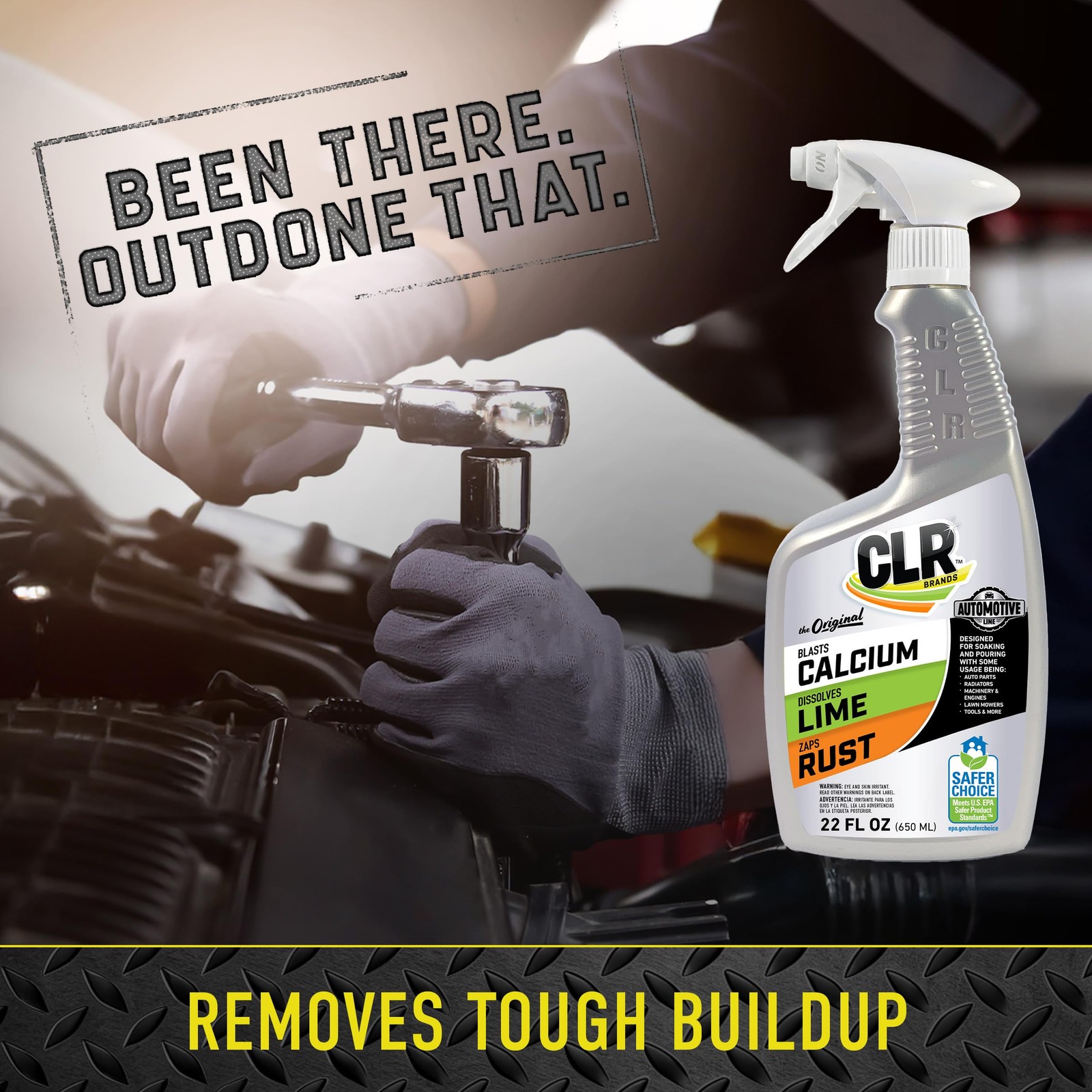 CLR Brands Automotive Calcium, Lime and Rust Remover 22 Fl Oz (Pack of 1)