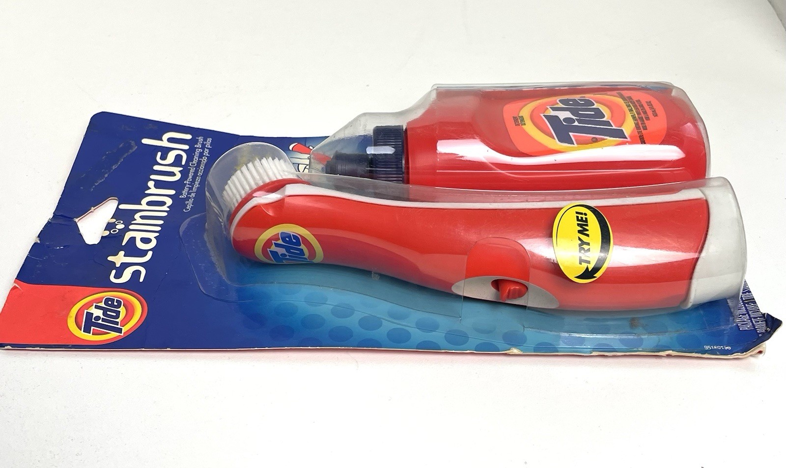 NOS Tide Stainbrush Battery Powered Cleaning Brush w 5oz Detergent AS IS – READ