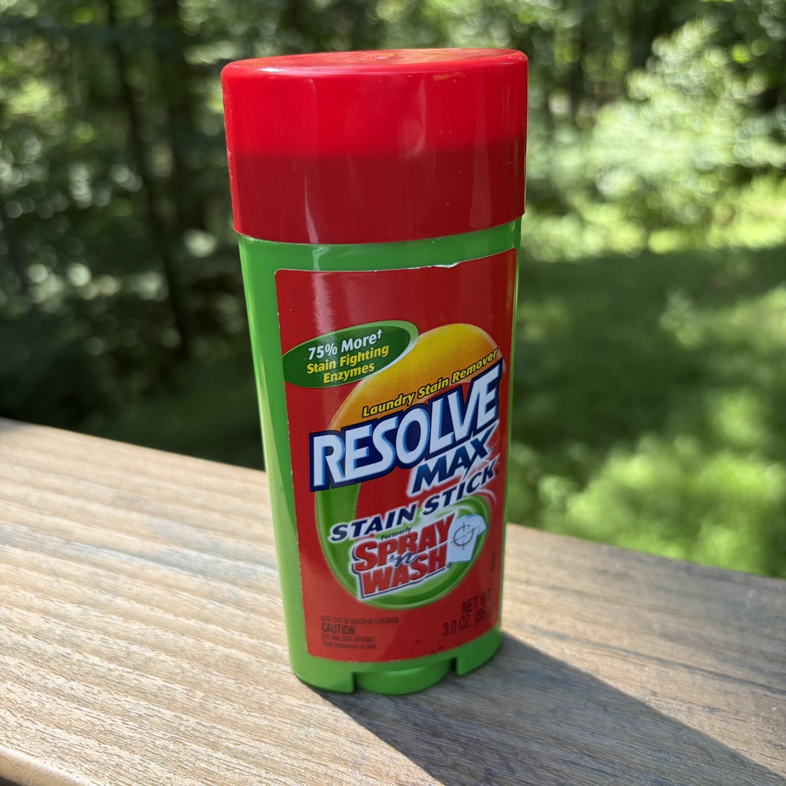 Spray ‘n Wash Resolve MAX Laundry Stain Stick Stain Remover 3 oz 60% Full