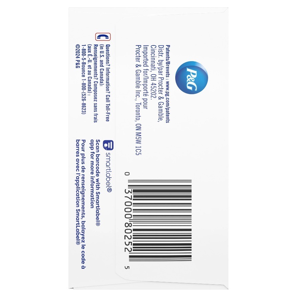 Unscented Free and Gentle Fabric Softener Dryer Sheets, 120 Count