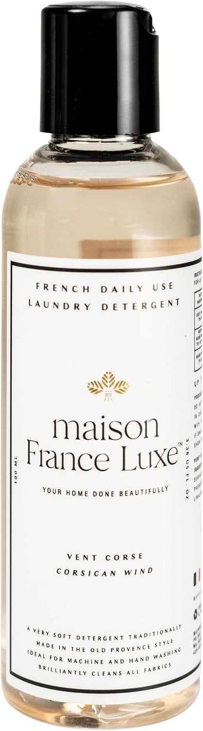 French Laundry Detergent for Delicates, Plant Based Laundry Soap With Olive Oil