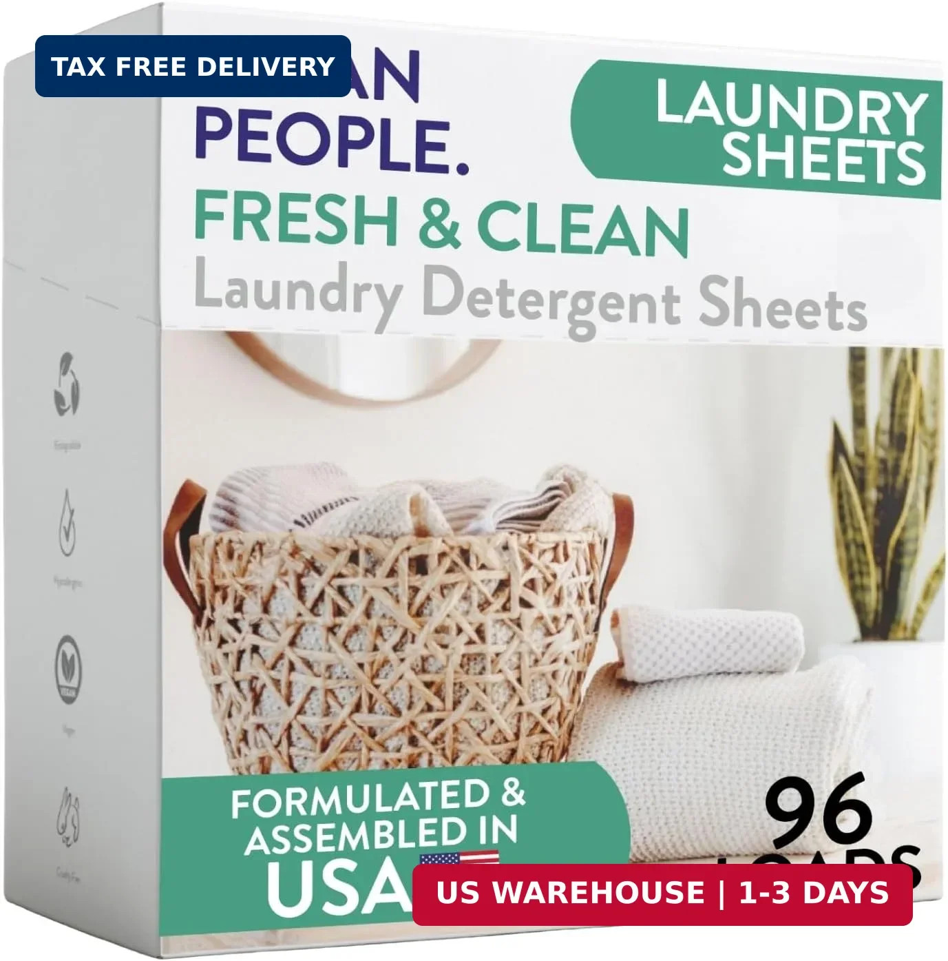 Laundry Detergent Sheets – Laundry Soap – Ultra Concentrated, R