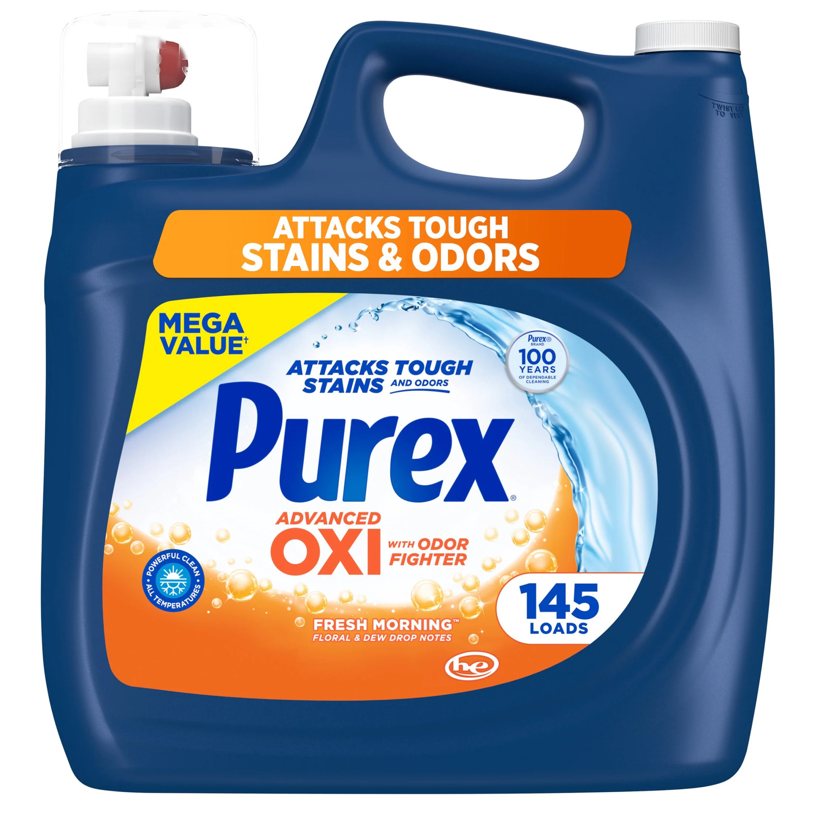 Advanced Oxi with Odor Fighter, 199 fl oz, 145 loads
