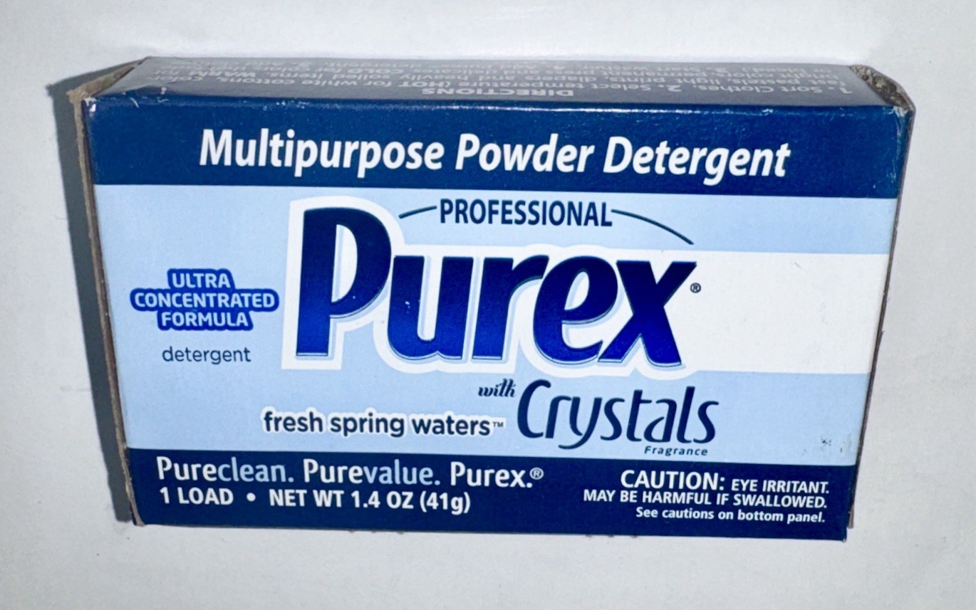 Purex Professional Powder Detergent with Crystals Fresh Spring Waters 1 Load