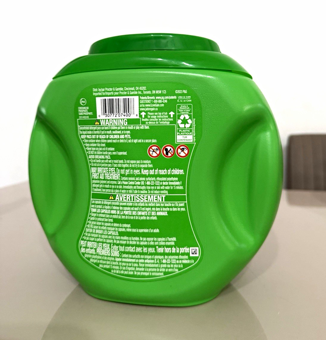Gain Flings! 3-in-1 Ultra Oxi + Febreze HE Laundry Detergent Pods, 42 Ct