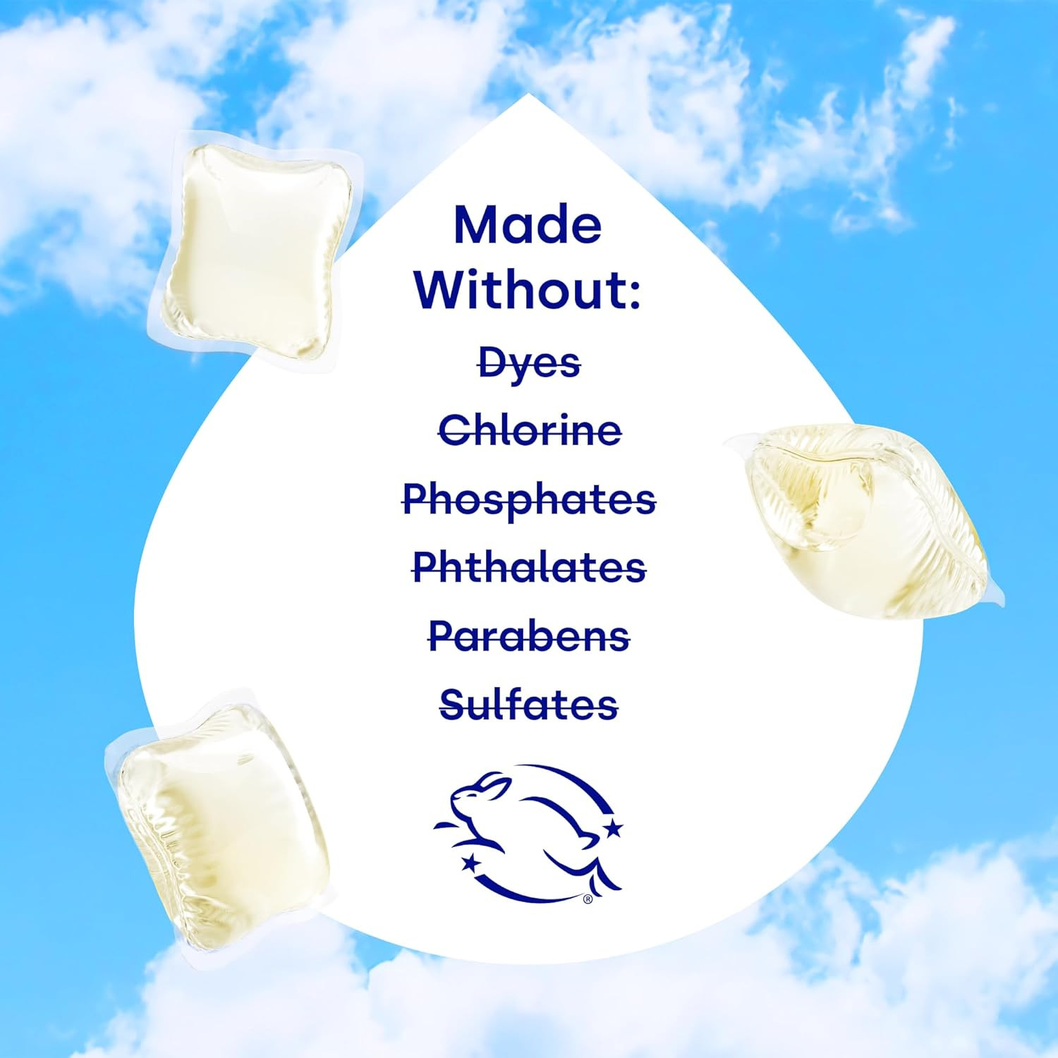 Dropps Odor & Stain Laundry Detergent Pods, Lavender Meadow (64 Count) – Powerfu