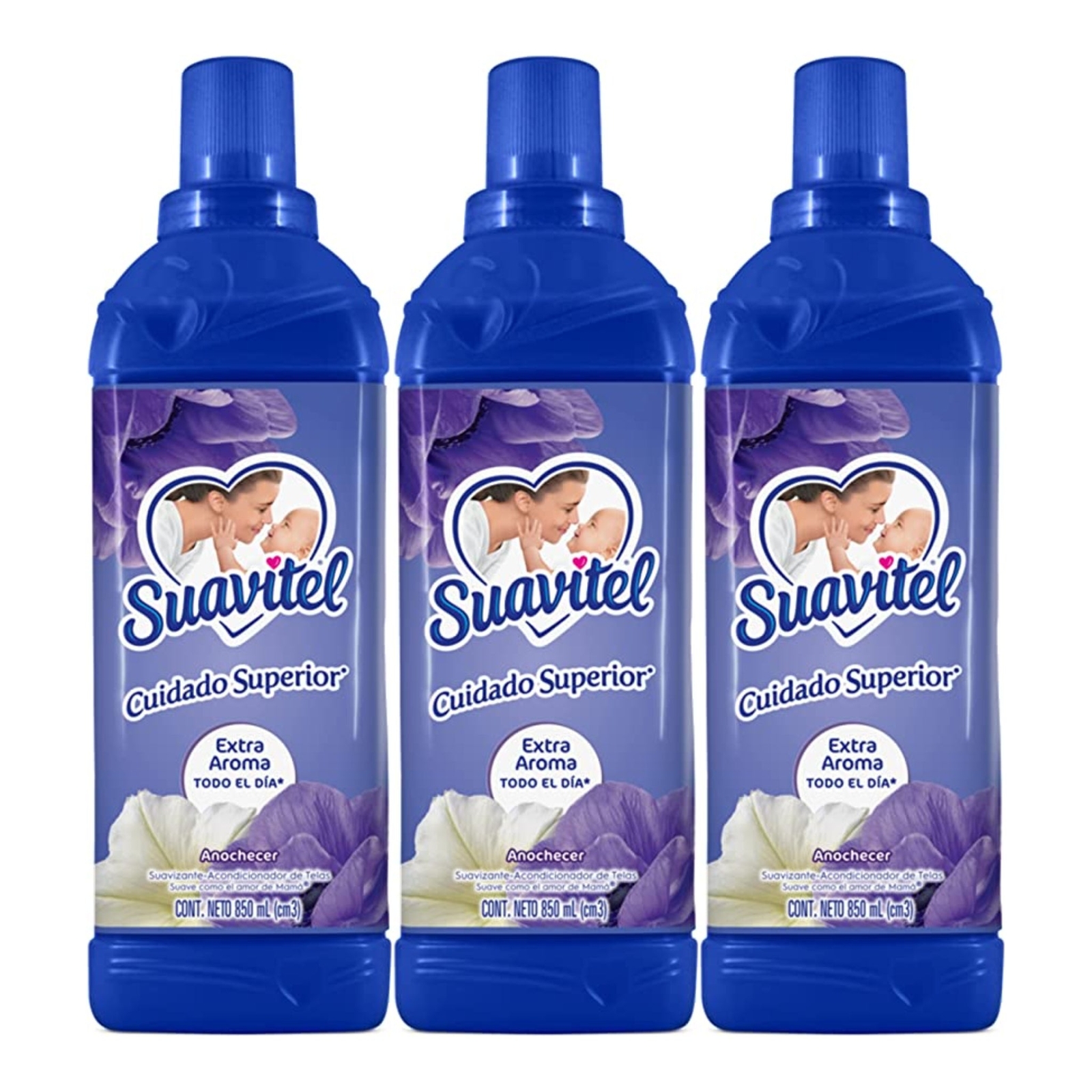 Suavitel – Cuidado Superior Anochecer, 850 ml (Pack of 3)