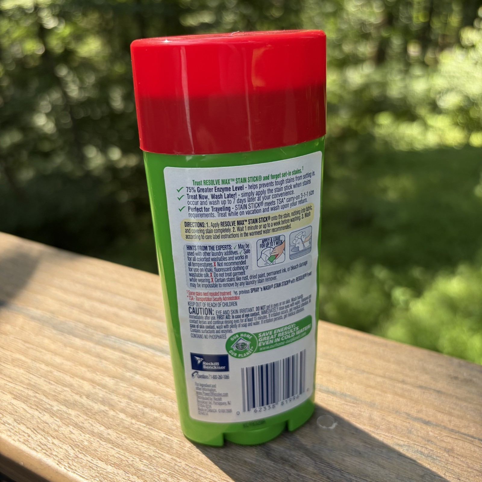Spray ‘n Wash Resolve MAX Laundry Stain Stick Stain Remover 3 oz 60% Full