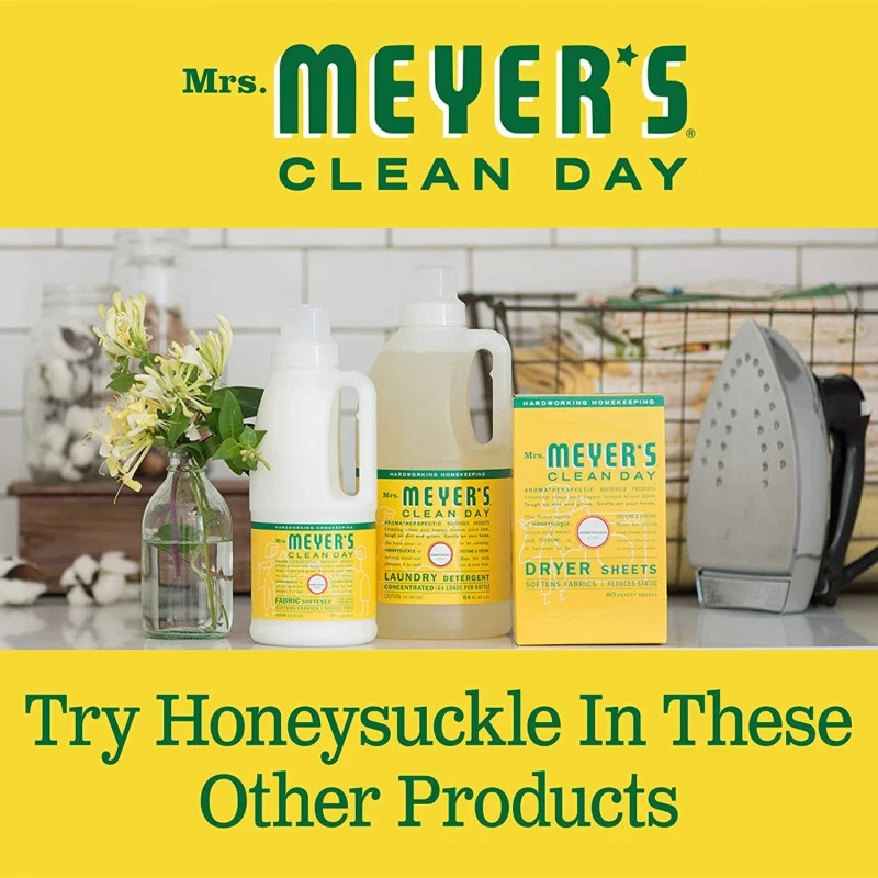 2-Pack Mrs. Meyer’s Liquid Laundry Detergent Lemon Verbena 64oz Each Mrs Meyers