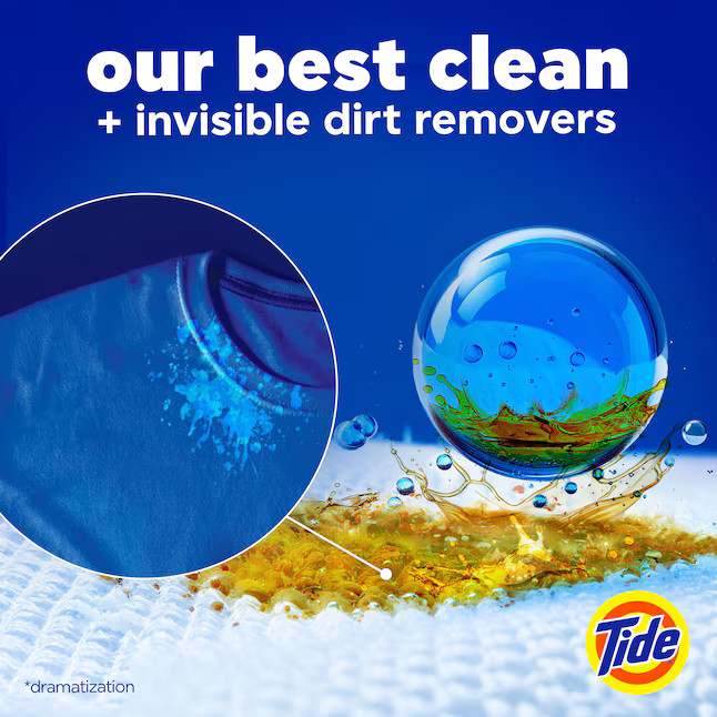 Tide Power Pods + Ultra OXI Heavy Duty Original HE Laundry Detergent 45 ct
